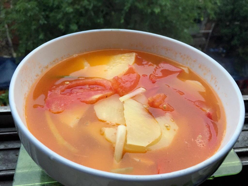 西红柿洋芋汤（减肥无辣）的做法 步骤3