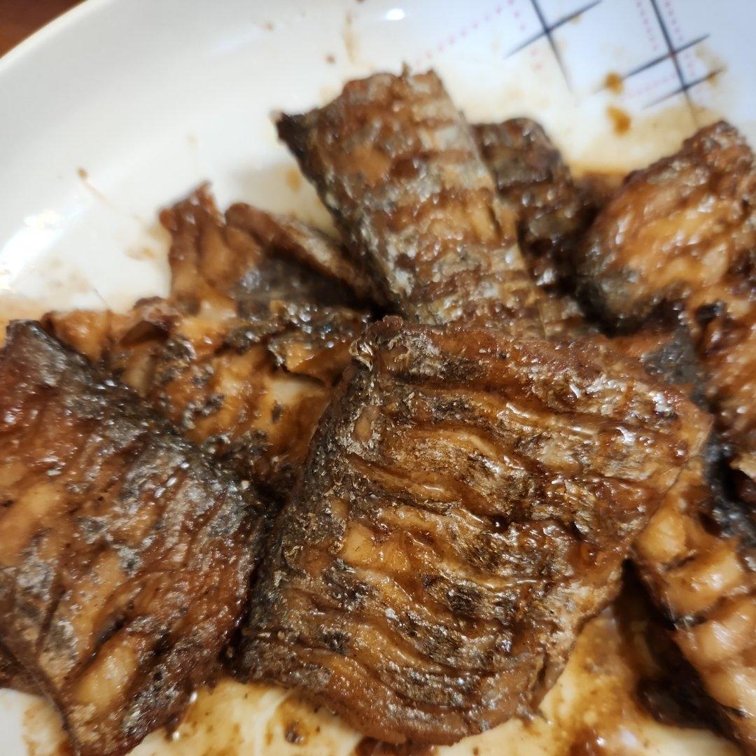 罐头味的红烧糖醋带鱼&刀鱼
