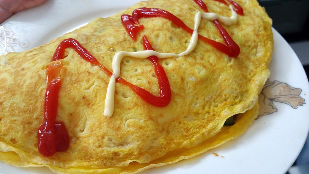 培根蛋包饭的做法