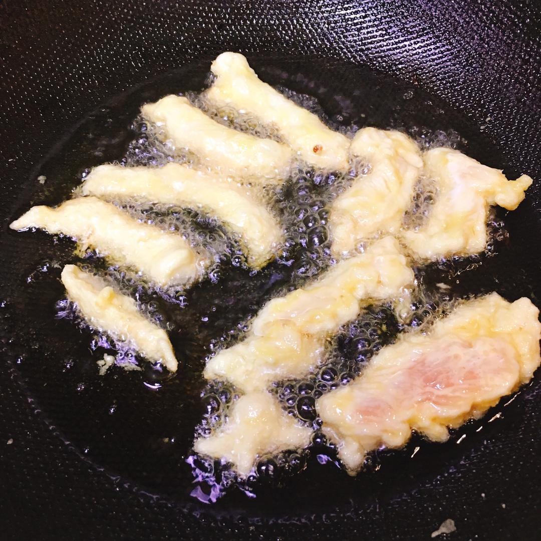 酸甜可口的糖醋里脊（鸡胸肉）