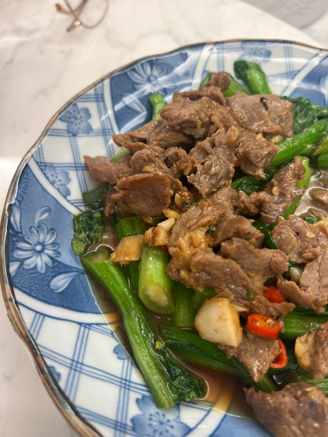 潮汕妈妈们拿手家常菜之芥蓝炒牛肉