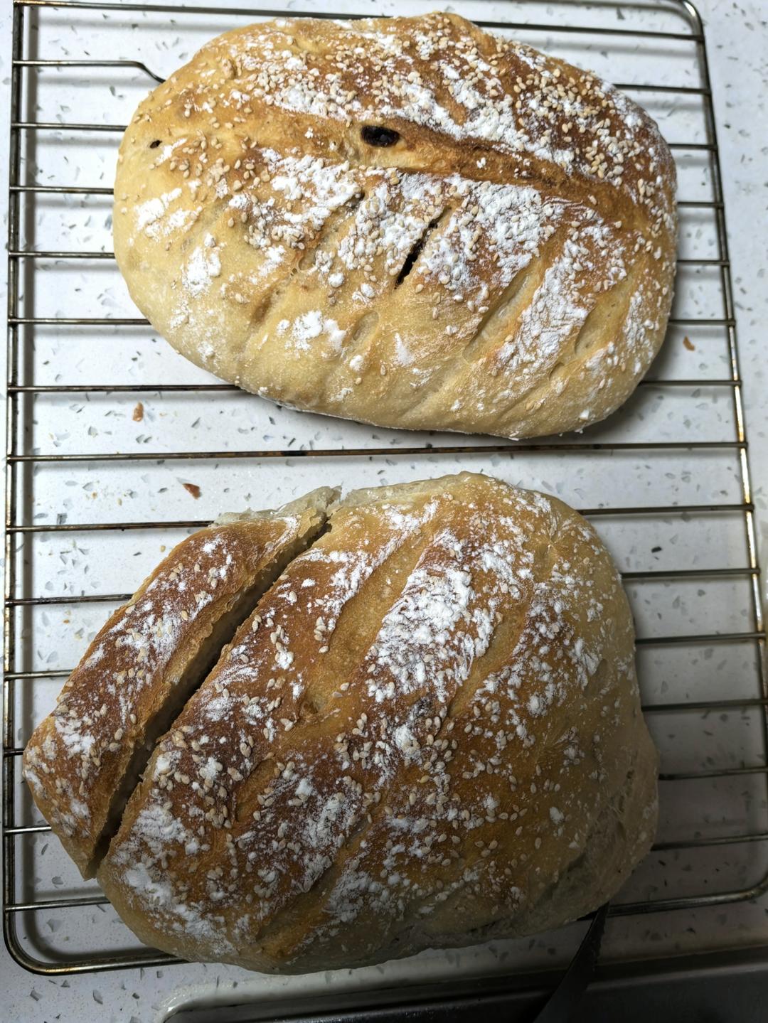 欧包的秘密（免揉/大孔洞/核桃/超简单）