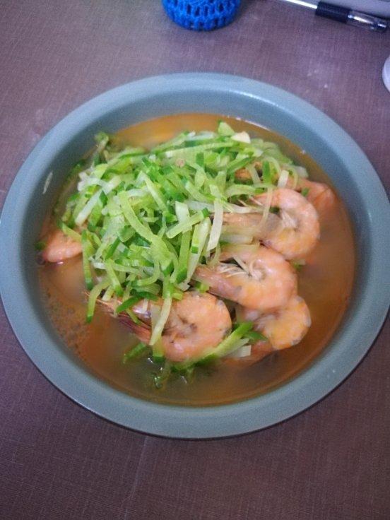 萝卜丝炖虾