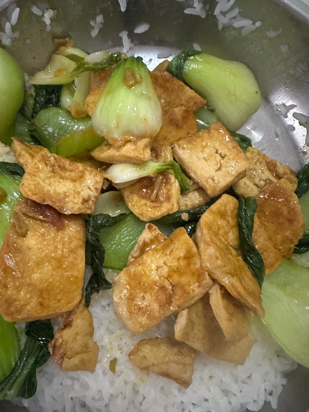 孩子的最爱锅塌版「油菜豆腐」