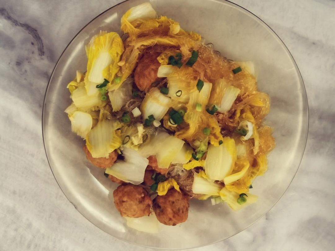 白菜烩丸子