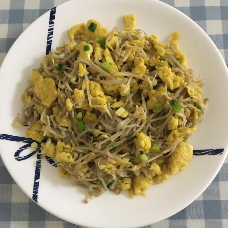 金针菇炒蛋