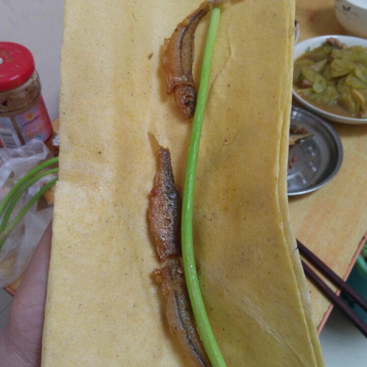 午餐612016年4月27日#午餐612016年4月27日#煎饼卷小咸鱼android