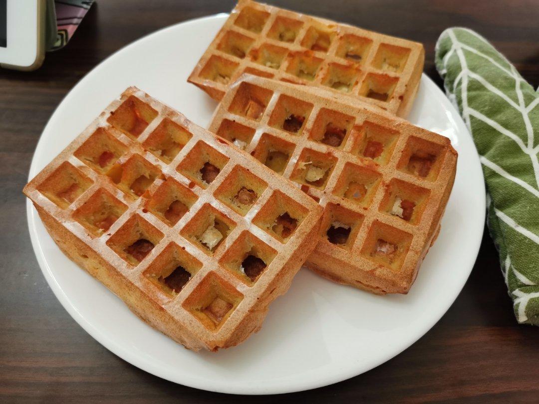 【华夫饼】没烤箱也能做的快手面包