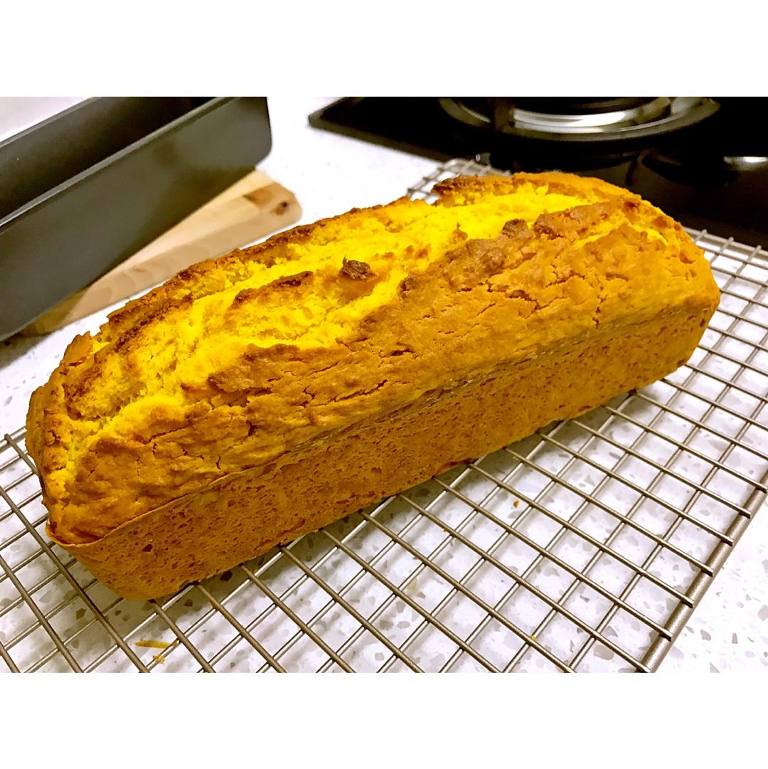 大_萌萌grace做的香甜南瓜磅蛋糕