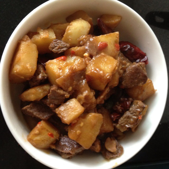 sweather做的土豆烧牛肉
