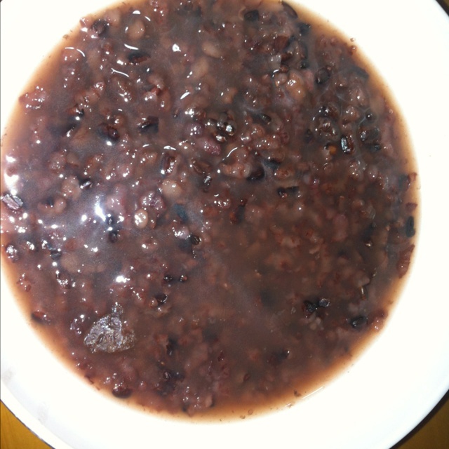 黑米粥