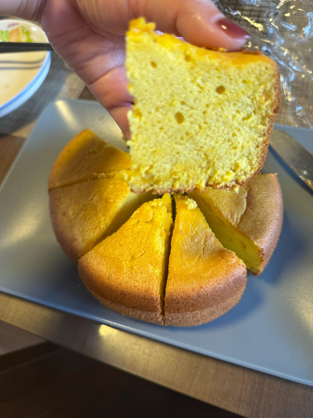 南瓜戚风蛋糕