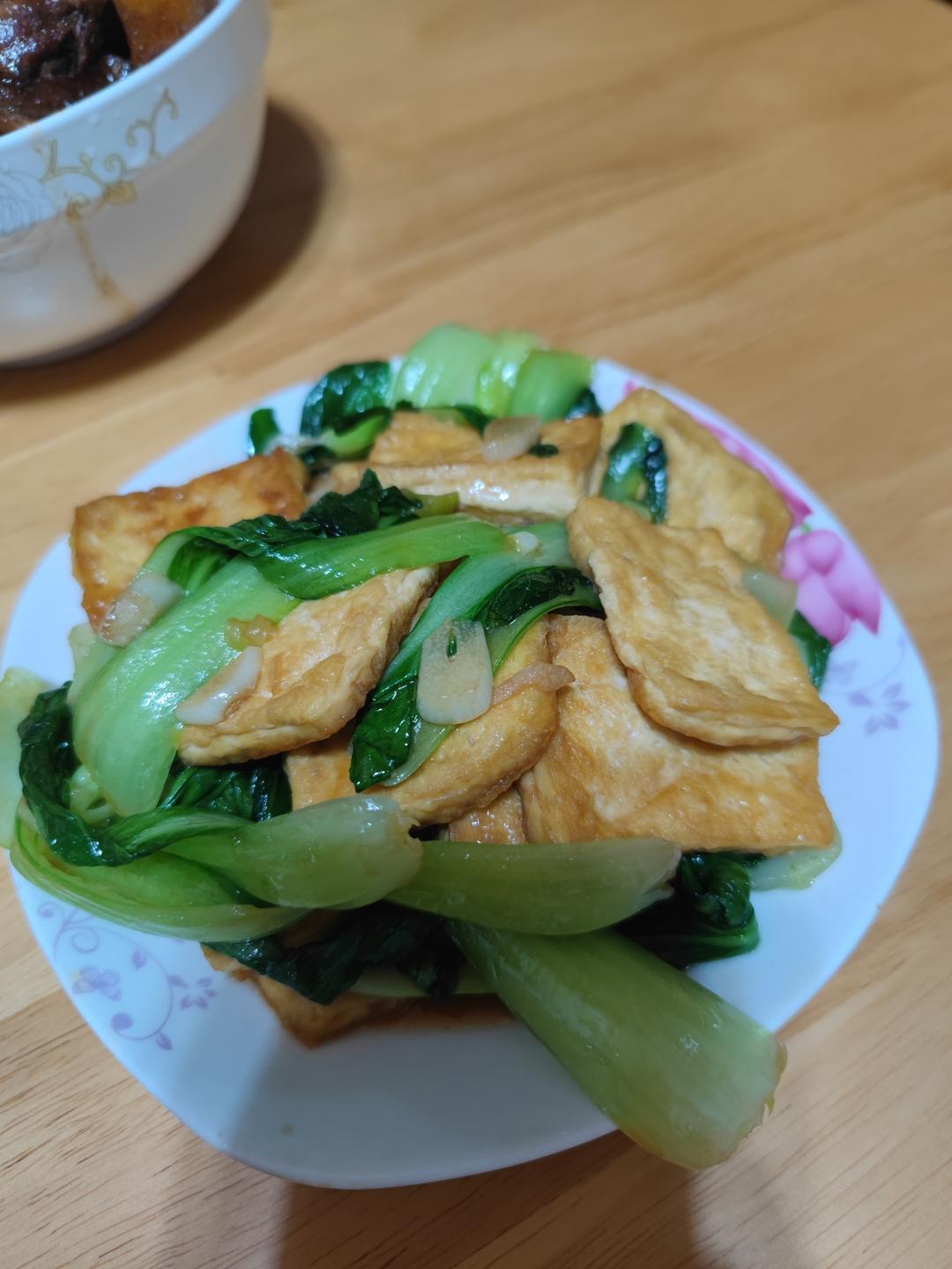 青菜炒豆腐