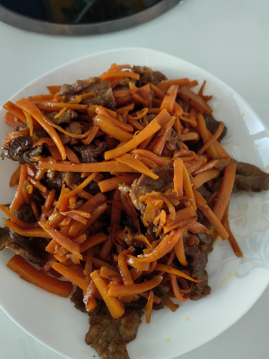 超简营养😺胡萝卜炒肉