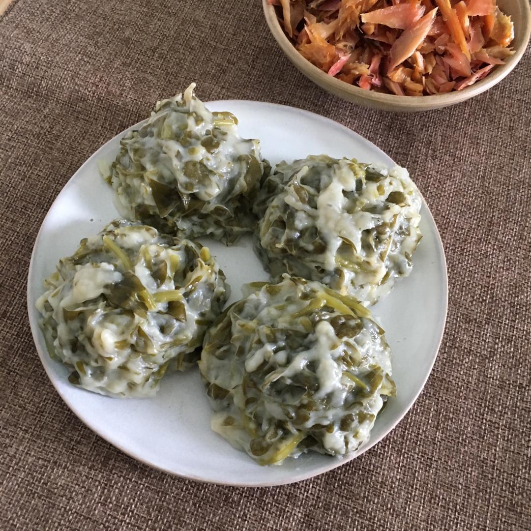 猪乐厨nosugar做的马蜂菜窝窝头