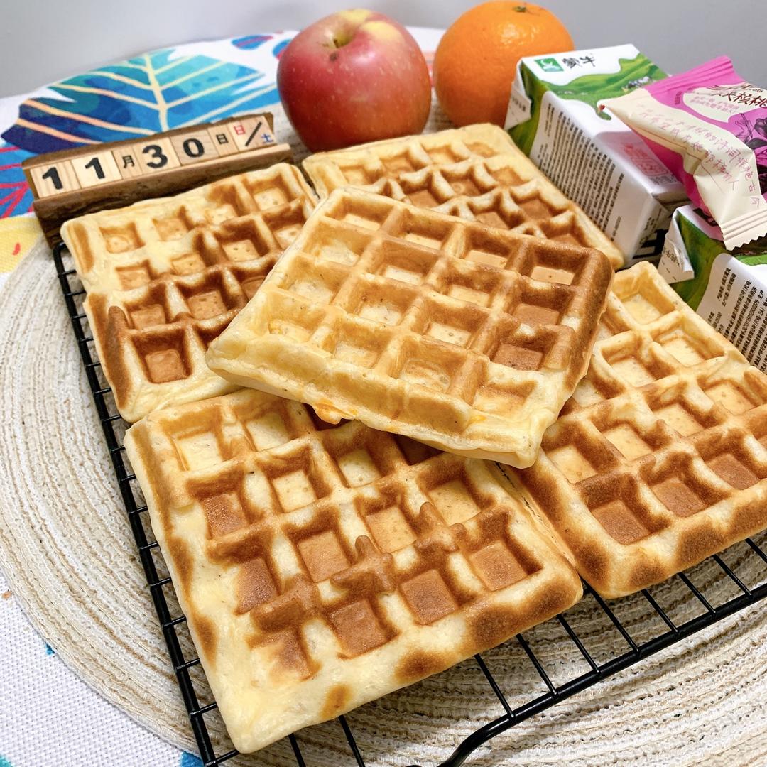 拒绝泡打粉的华夫饼方子
