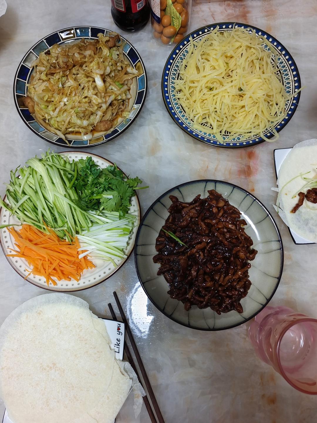京酱肉丝