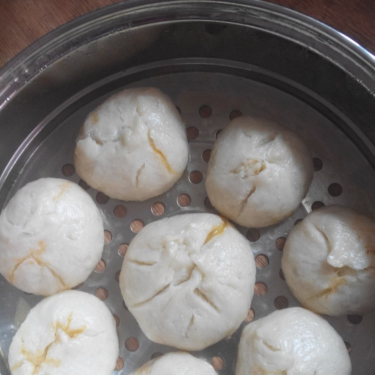 直接发酵法的白胖包子