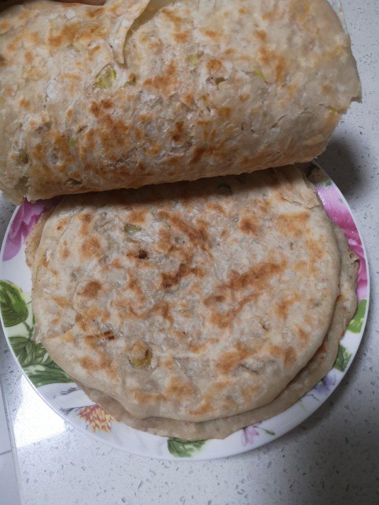 葱香味十足的葱花饼