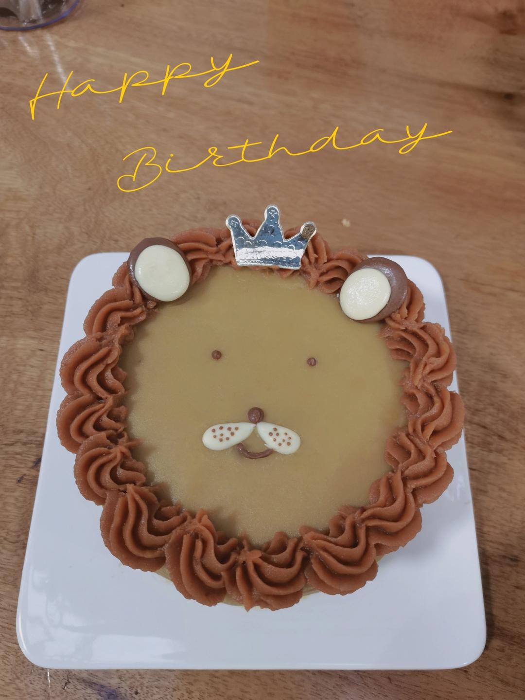 一周岁宝宝生日蛋糕（无糖无奶油）