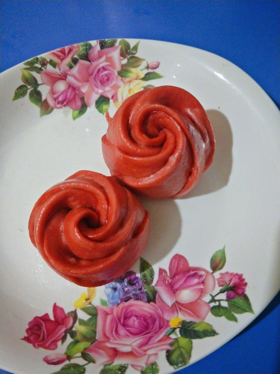 玫瑰花馒头