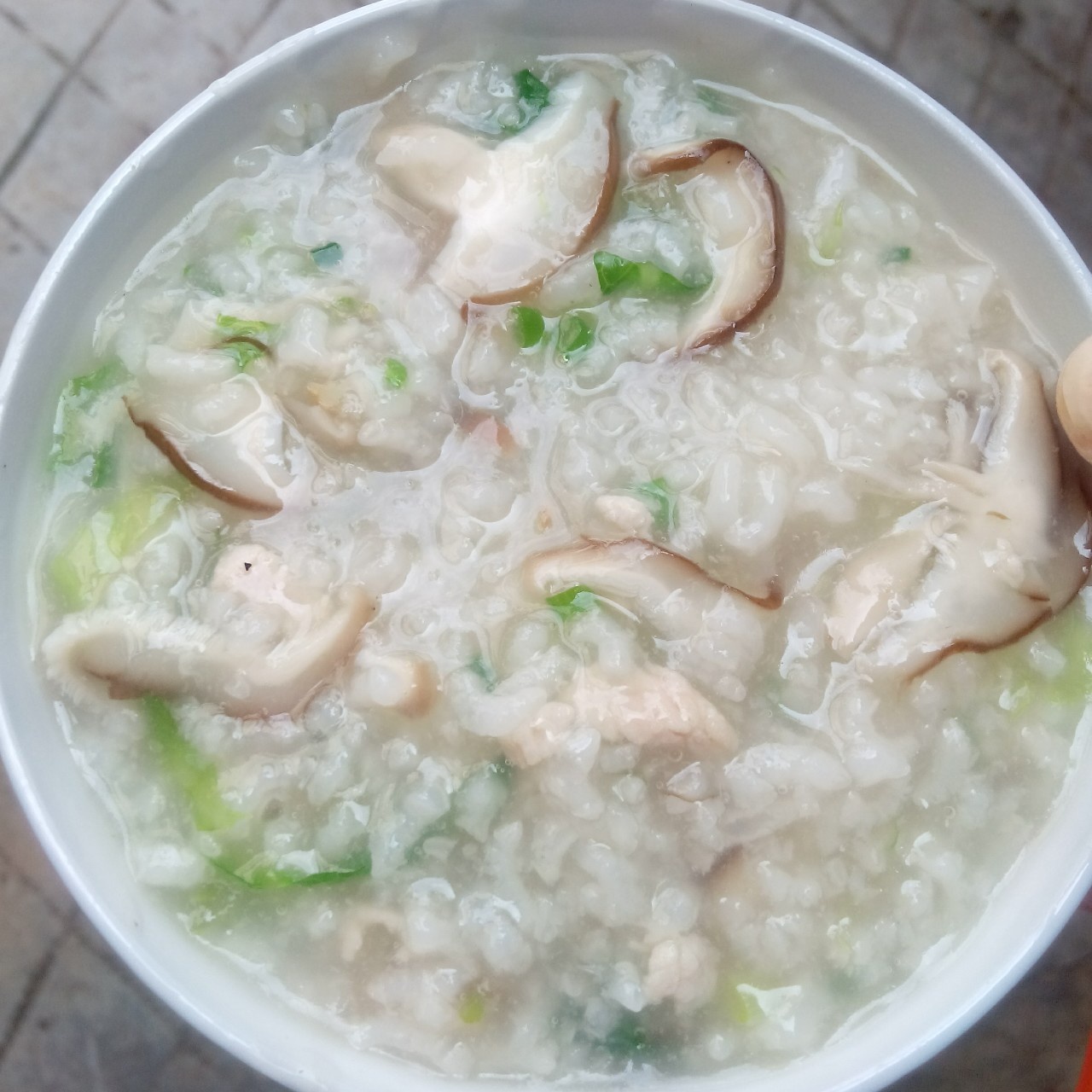 香菇鸡肉粥