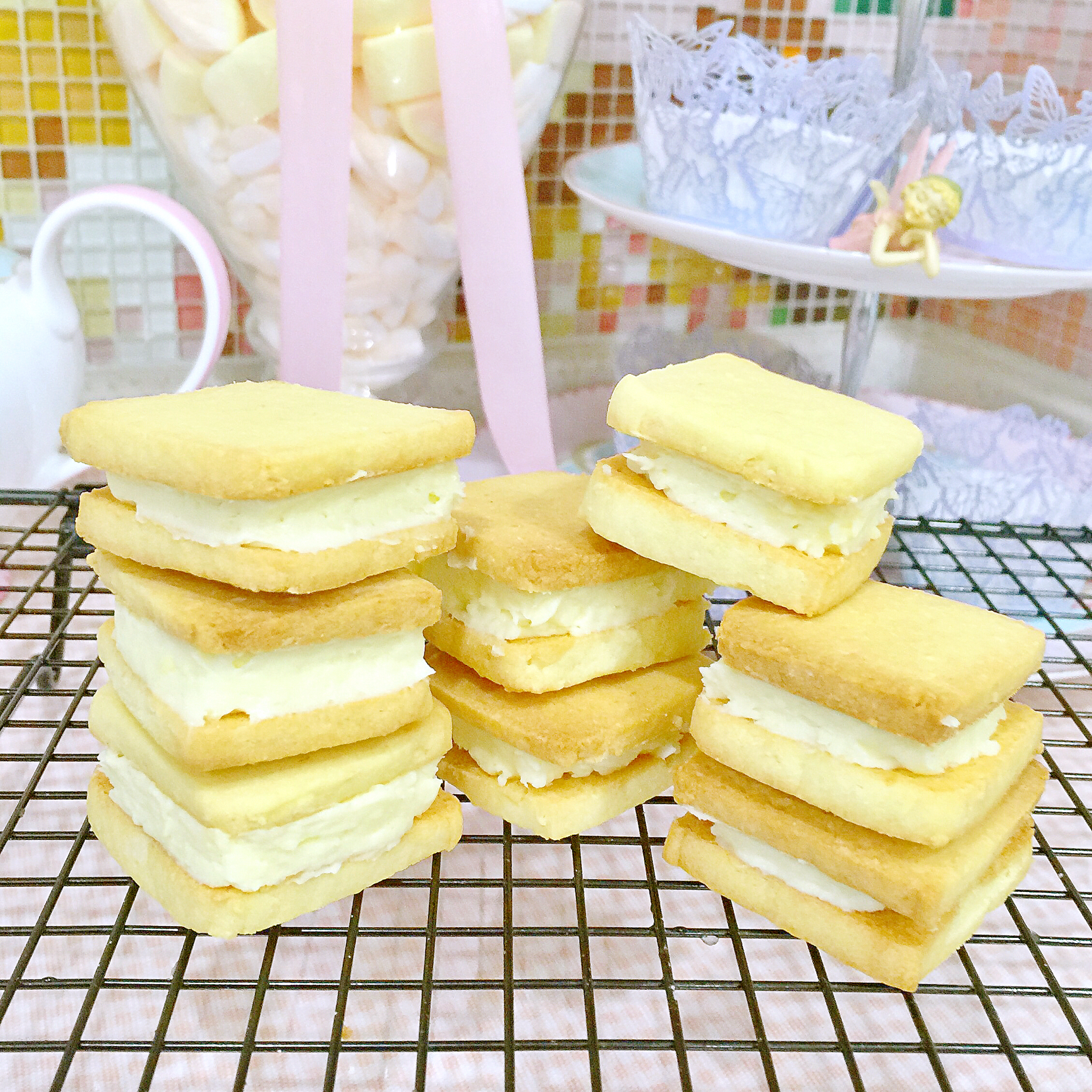 乳酪奶油夹心酥饼（芝士夹心饼干）