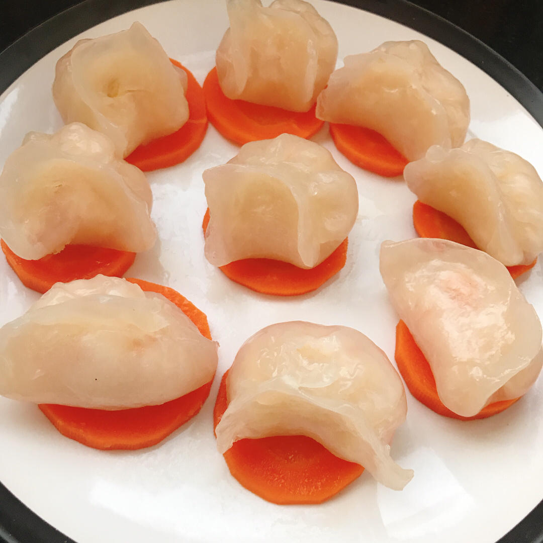 弯梳虾饺