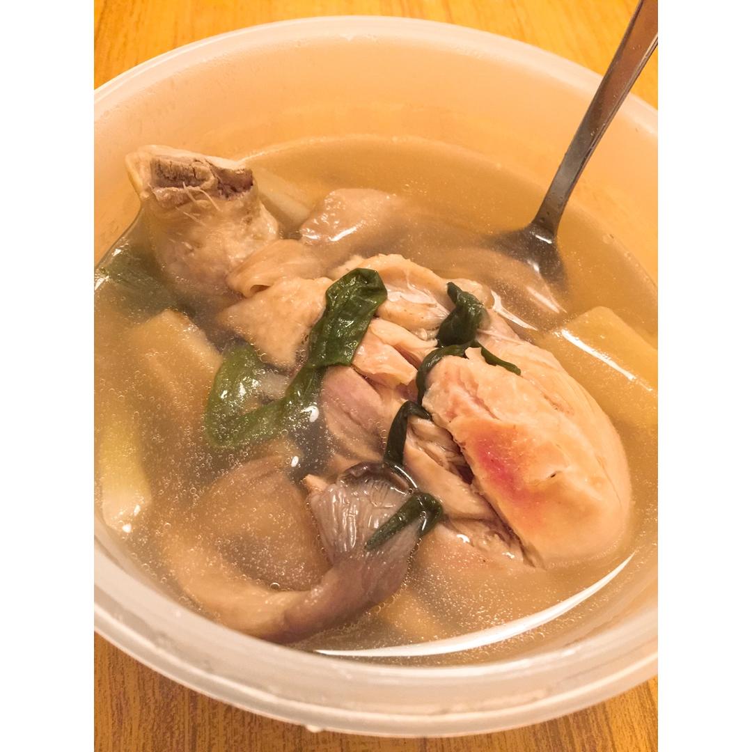 香菇炖鸡腿
