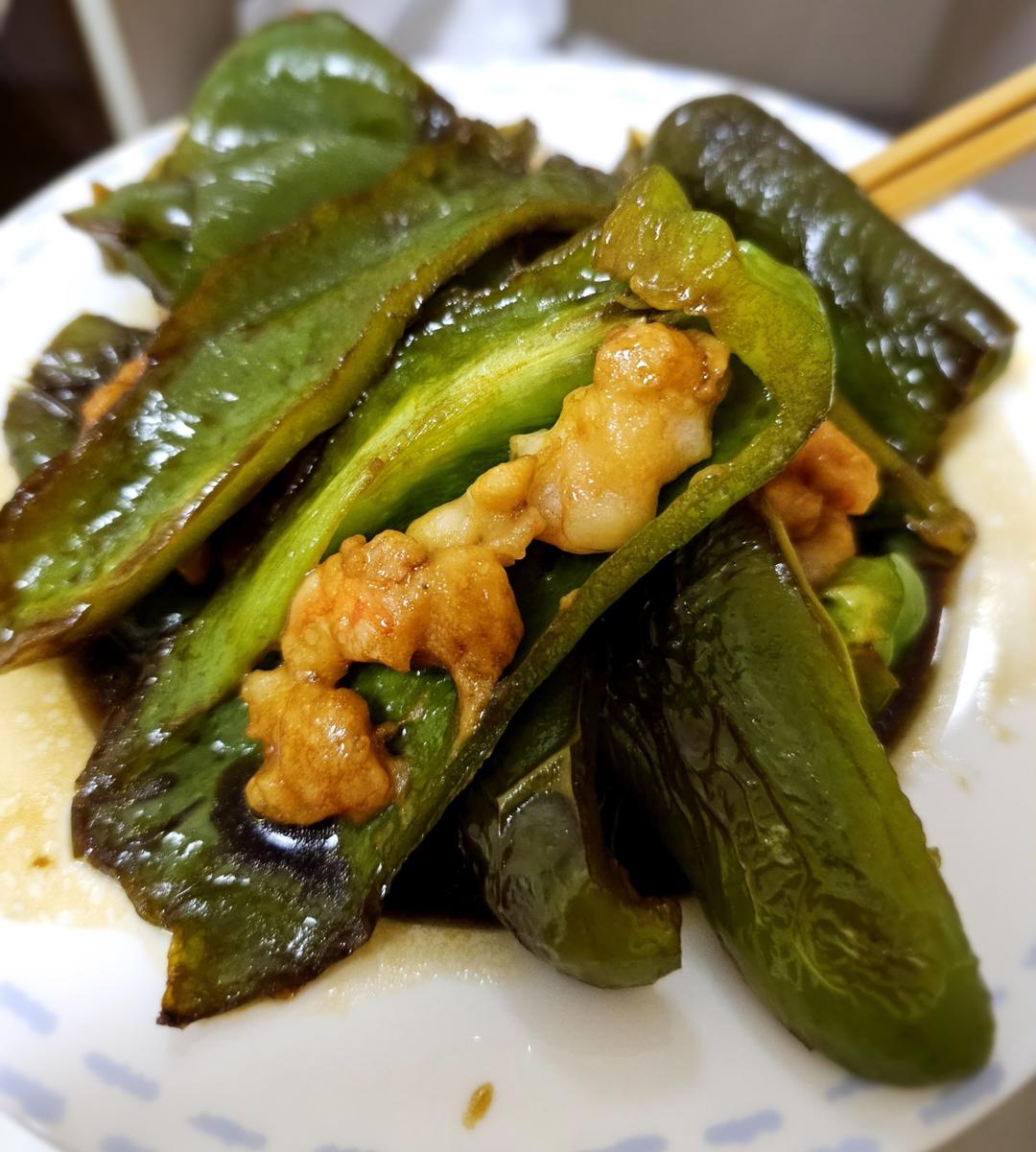 年夜菜不可少的青椒酿虾滑！杠杠的好吃
