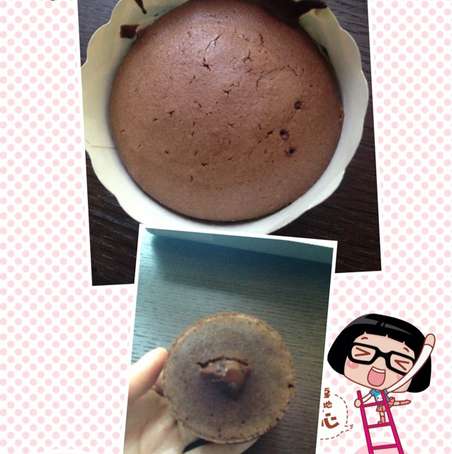 莫尼卡美食厨房：爆浆巧克力蛋糕