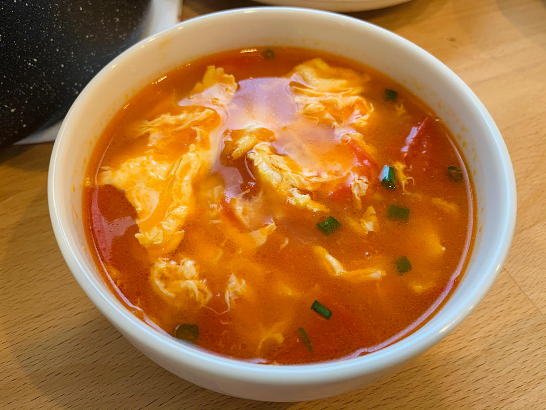 好喝到爆的西红柿鸡蛋汤