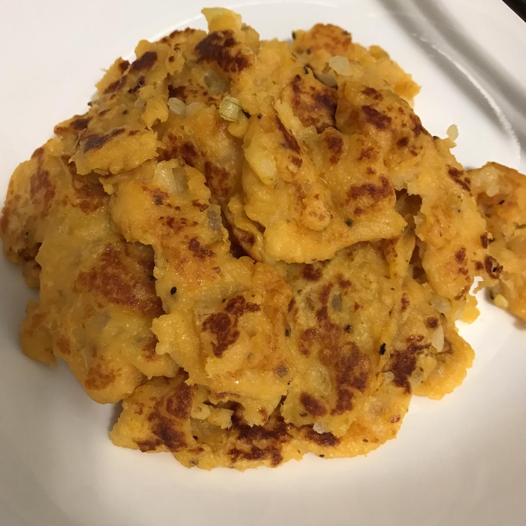 香煎三文鱼土豆饼