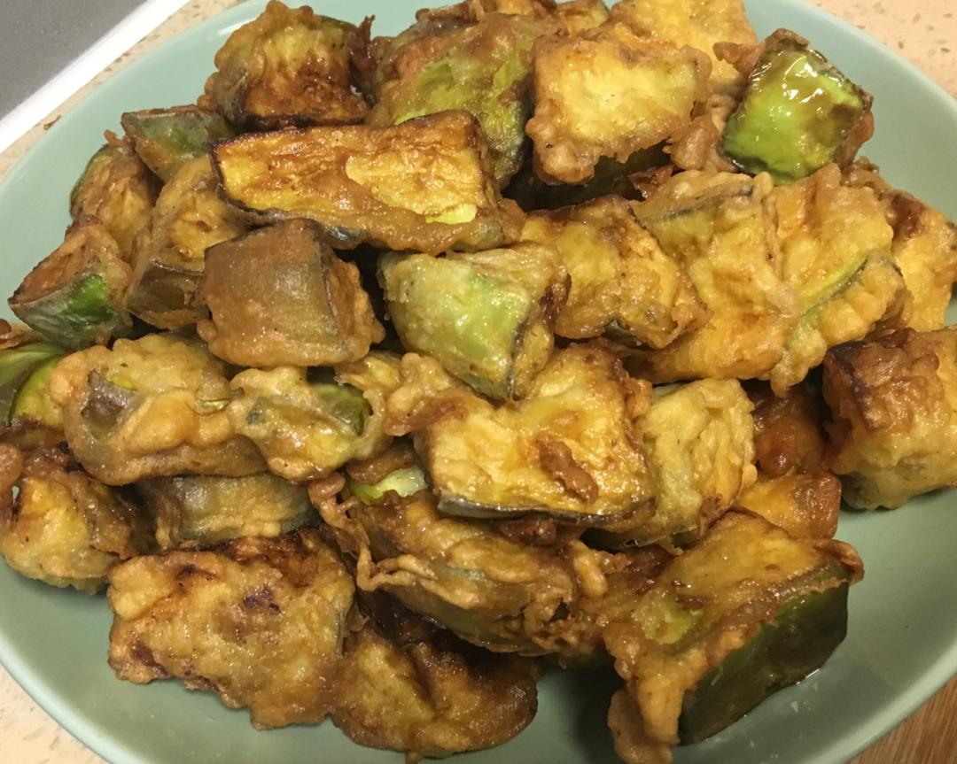 炸茄子