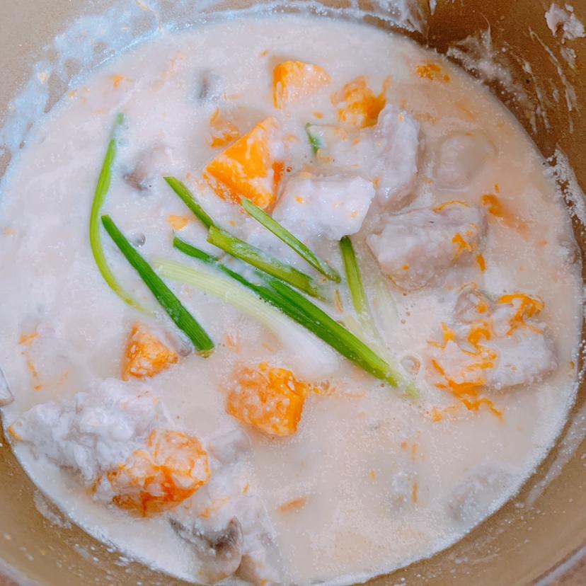 椰汁香芋南瓜煲