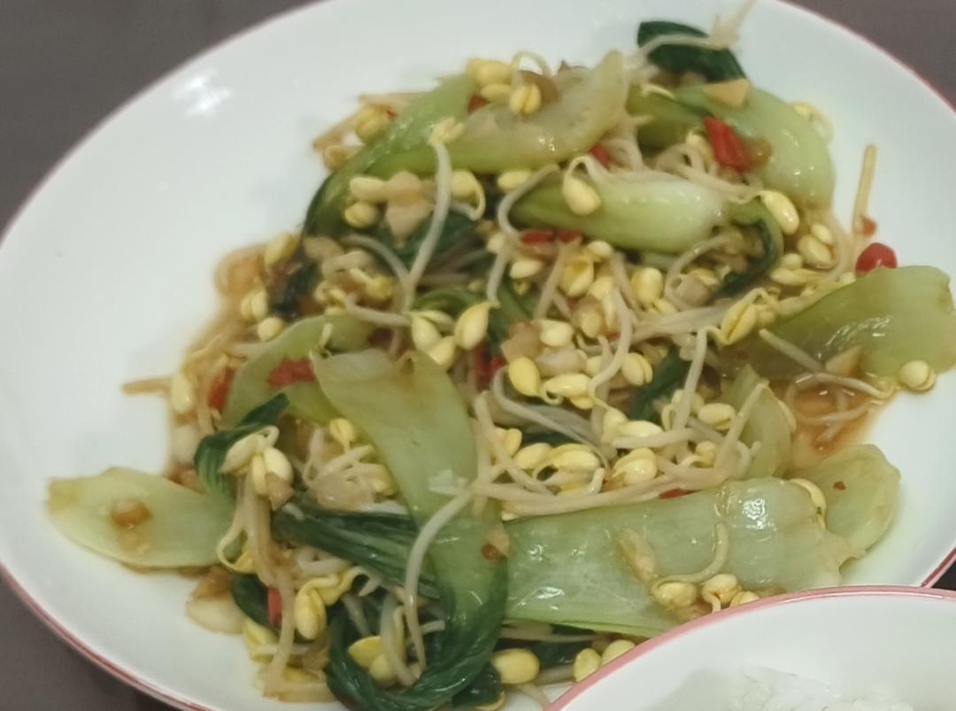 酸辣脆爽的炒豆芽