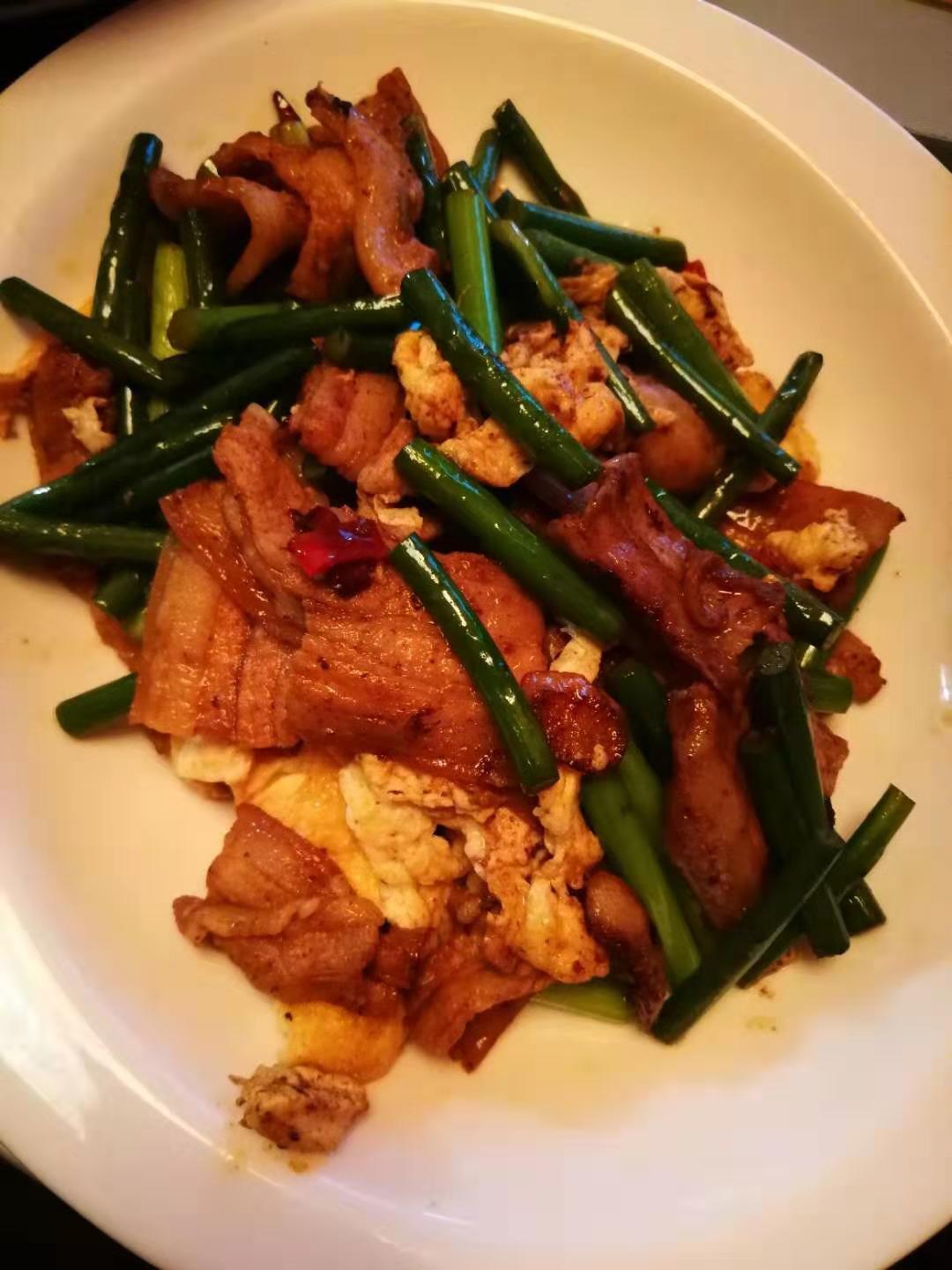 蒜薹炒肉丝