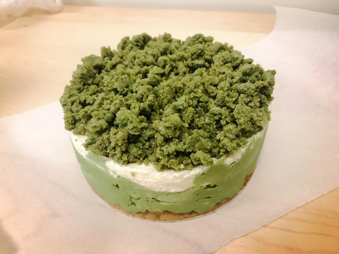 抹茶双层芝士蛋糕