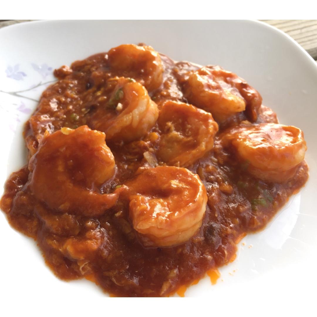 エビチリ（干烧虾仁）
