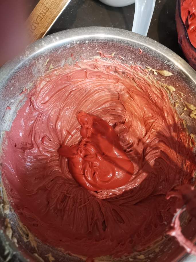 红丝绒磅蛋糕胚（6寸）的做法 步骤8