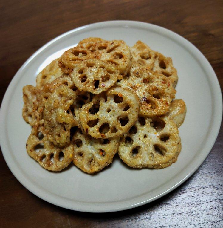 最爱炸物🔥香酥椒盐藕片✨香辣酥脆吃不够❣️