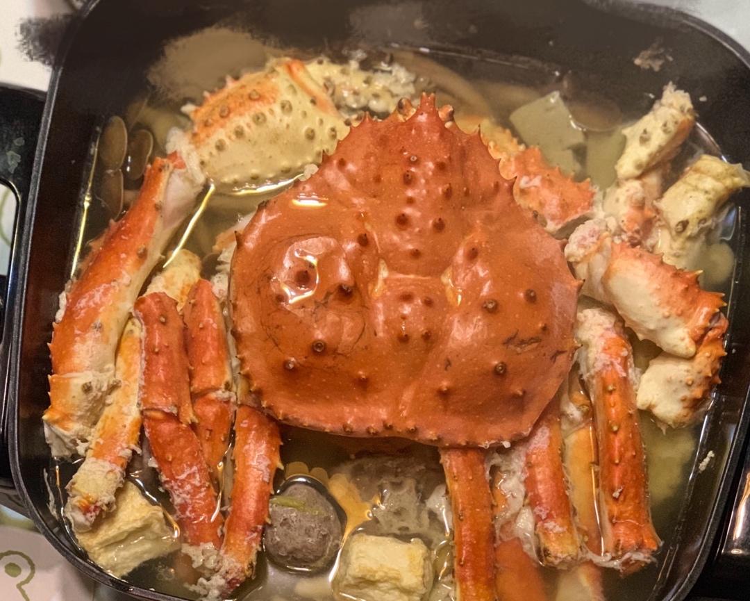 帝王蟹海鲜火锅