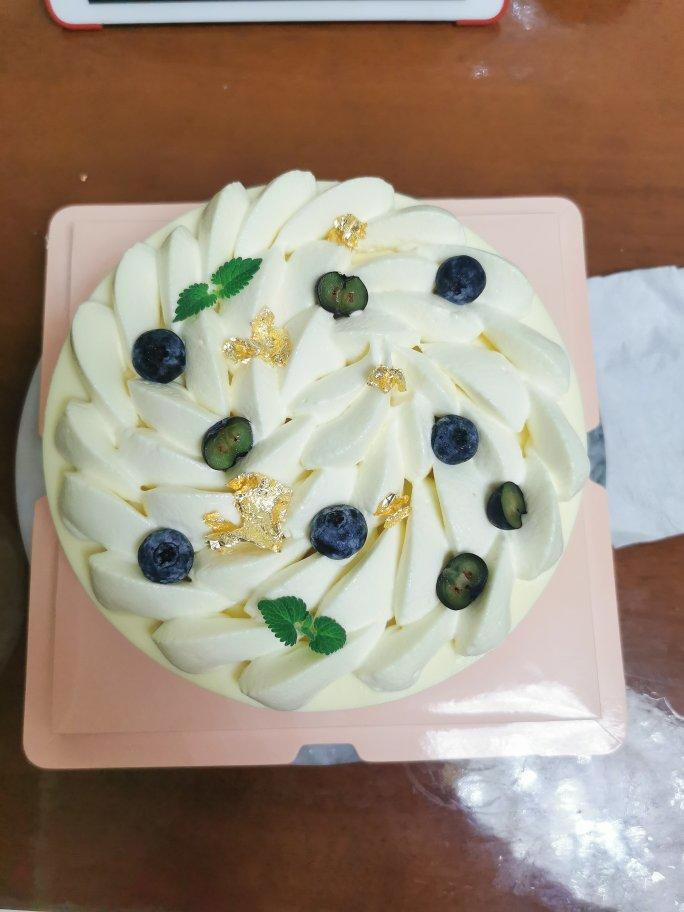 芝麻糖这么甜做的围边白乳酪慕斯蛋糕高颜值超美味