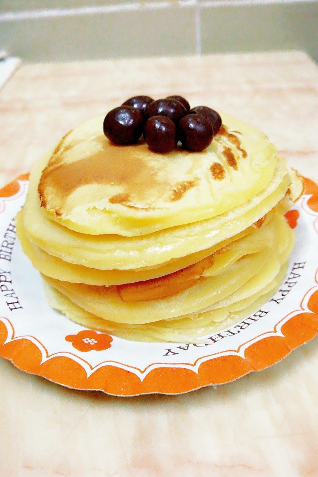 666陌上花开做的奶香松饼