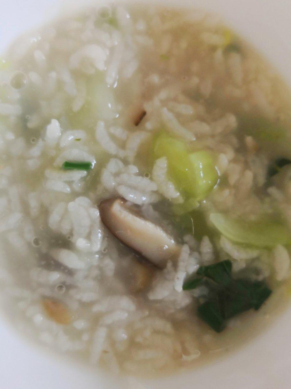 香菇青菜粥（砂锅粥）