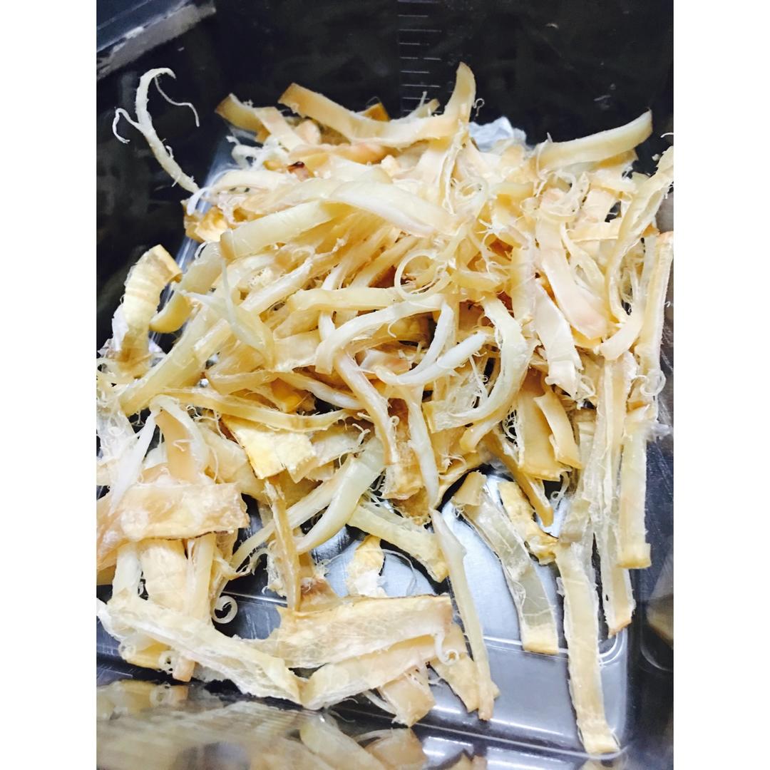 为祢锁爱x3ty做的烤箱版烤鱿鱼干