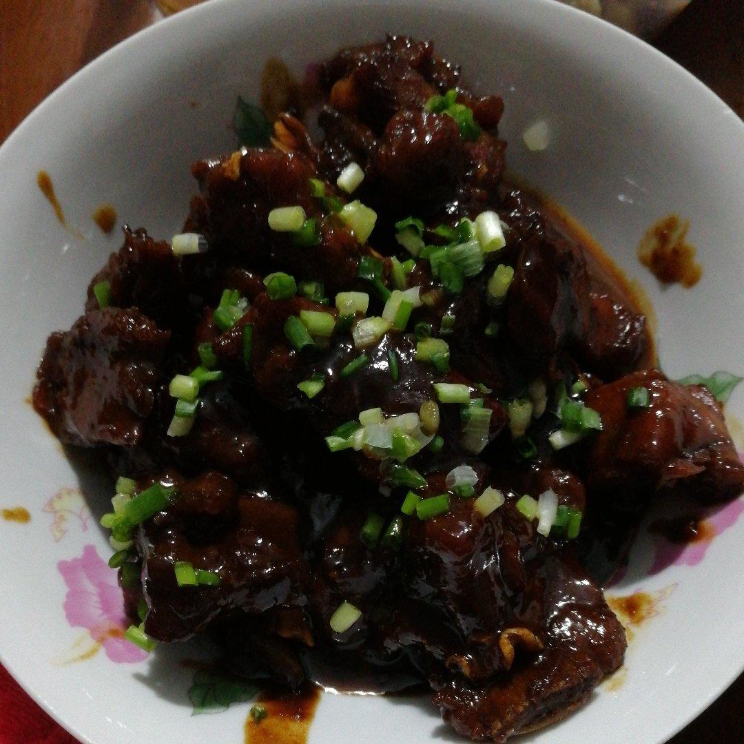 玫瑰腐乳烧排骨