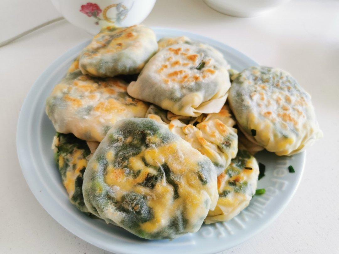 皮薄馅多的韭菜盒子