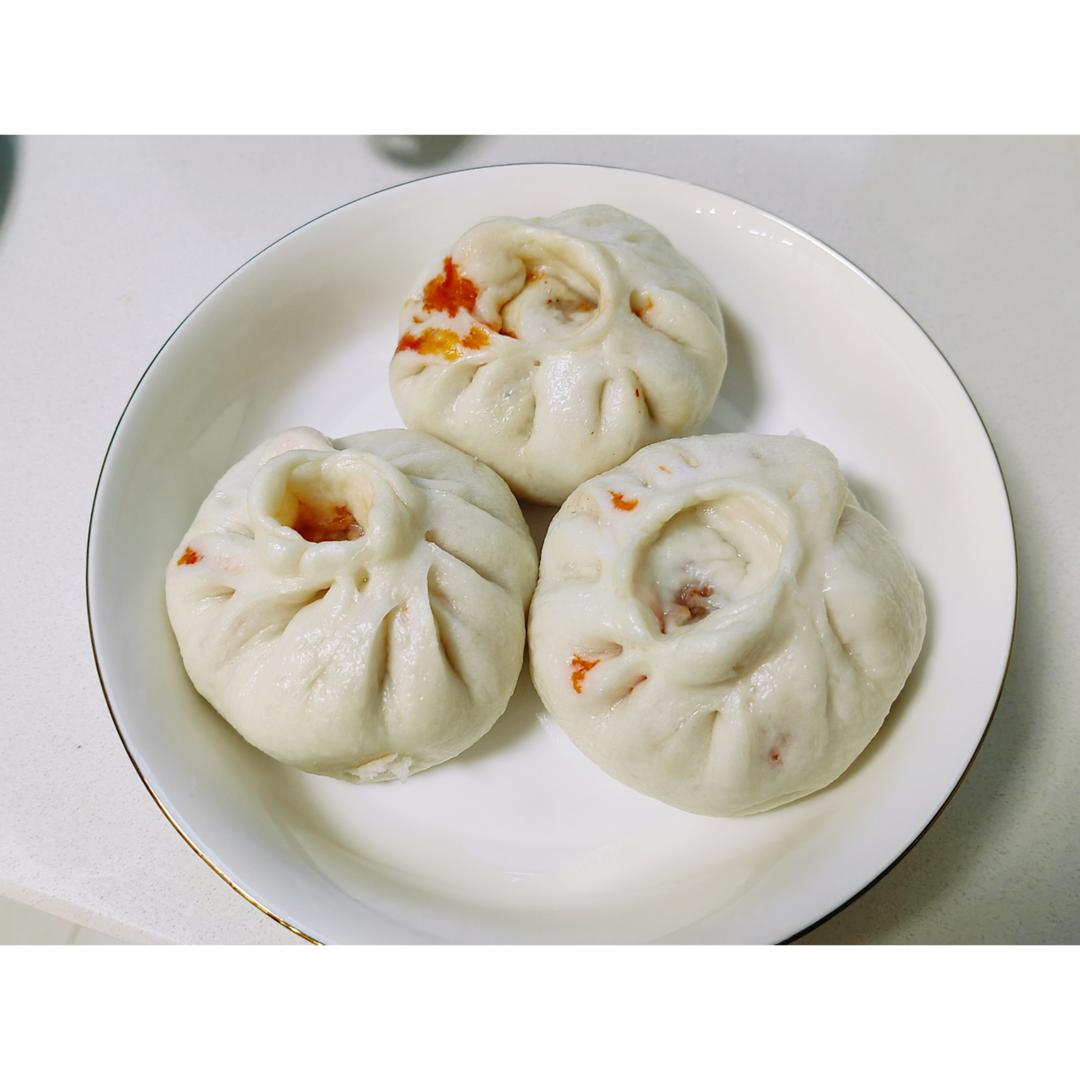 青椒茄子包子（完美包子皮，复刻包子店）