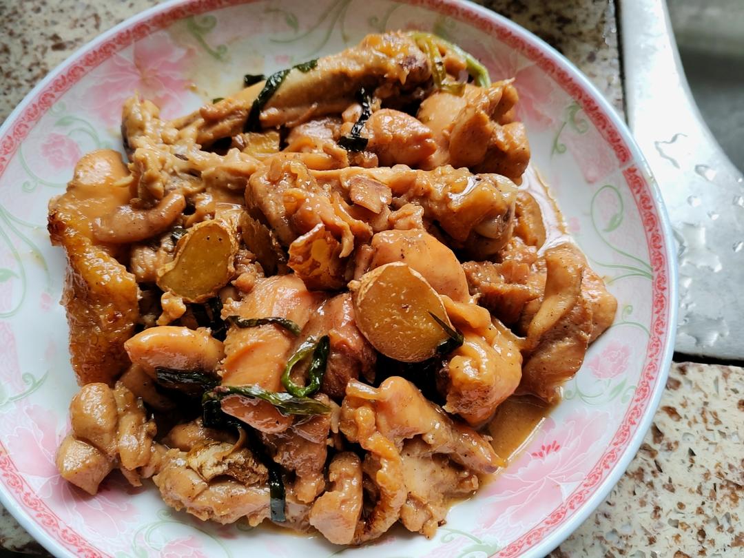 葱油焖鸡
